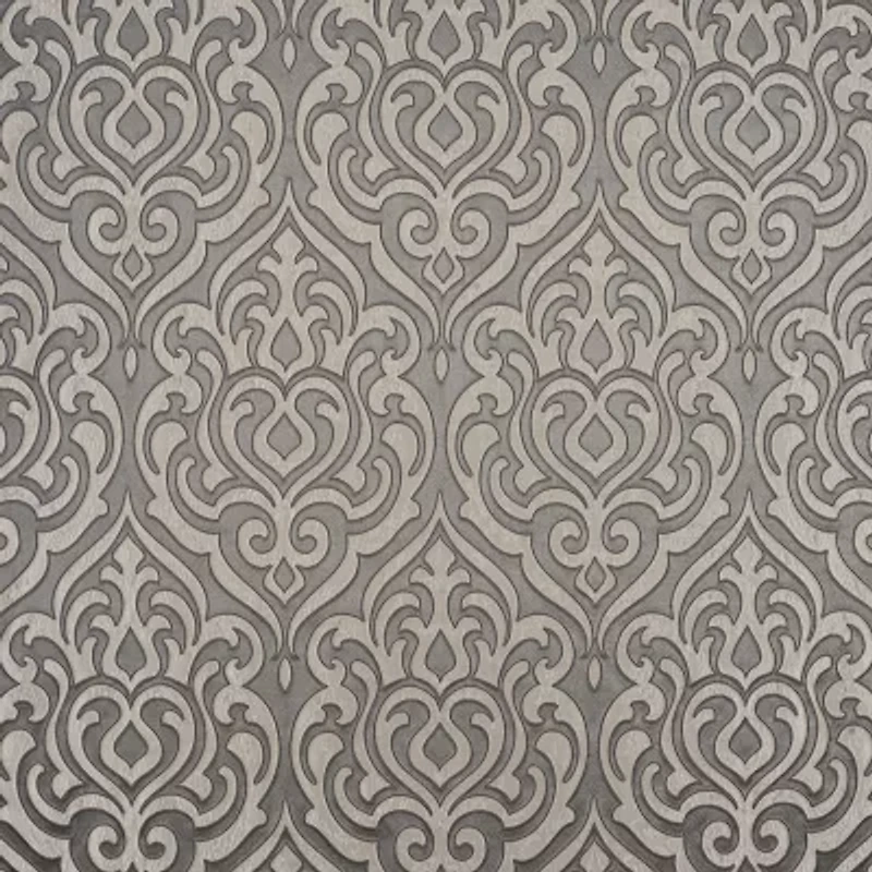 Queen Street Blythe Silver Rod Pocket Waterfall Valance