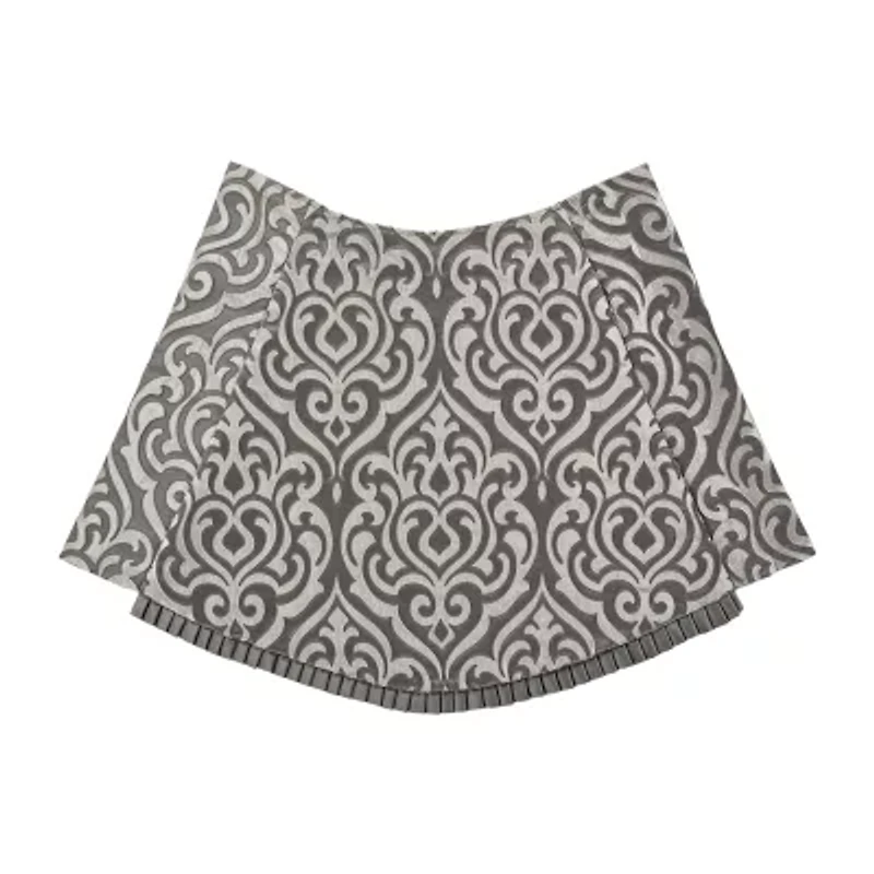 Queen Street Blythe Silver Rod Pocket Waterfall Valance