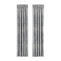 Queen Street Santina Rod Pocket Blackout Set of 2 Curtain Panel
