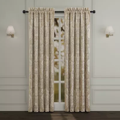Queen Street Santina Rod Pocket Blackout Set of 2 Curtain Panel