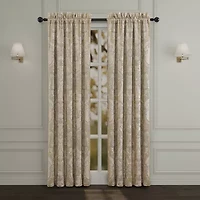 Queen Street Santina Rod Pocket Blackout Set of 2 Curtain Panel