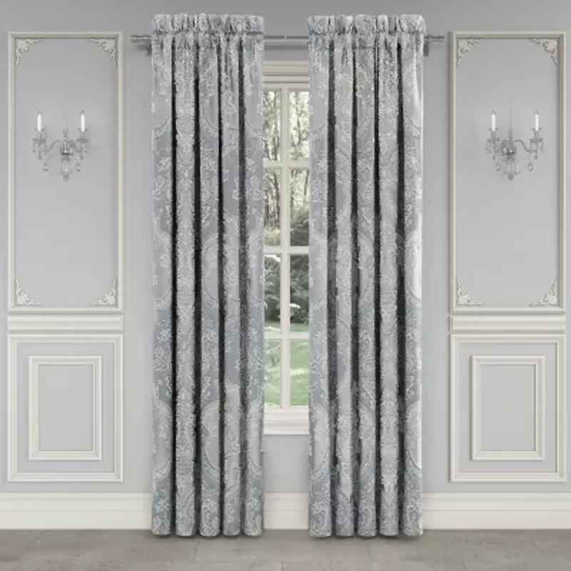 Queen Street Santina Rod Pocket Blackout Set of 2 Curtain Panel