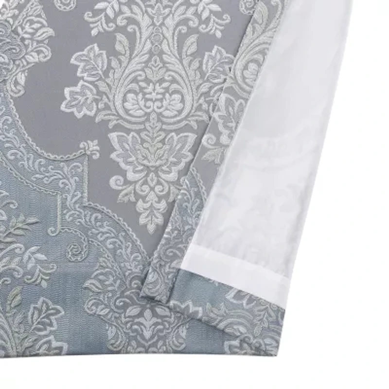 Queen Street Santina Rod Pocket Blackout Set of 2 Curtain Panel