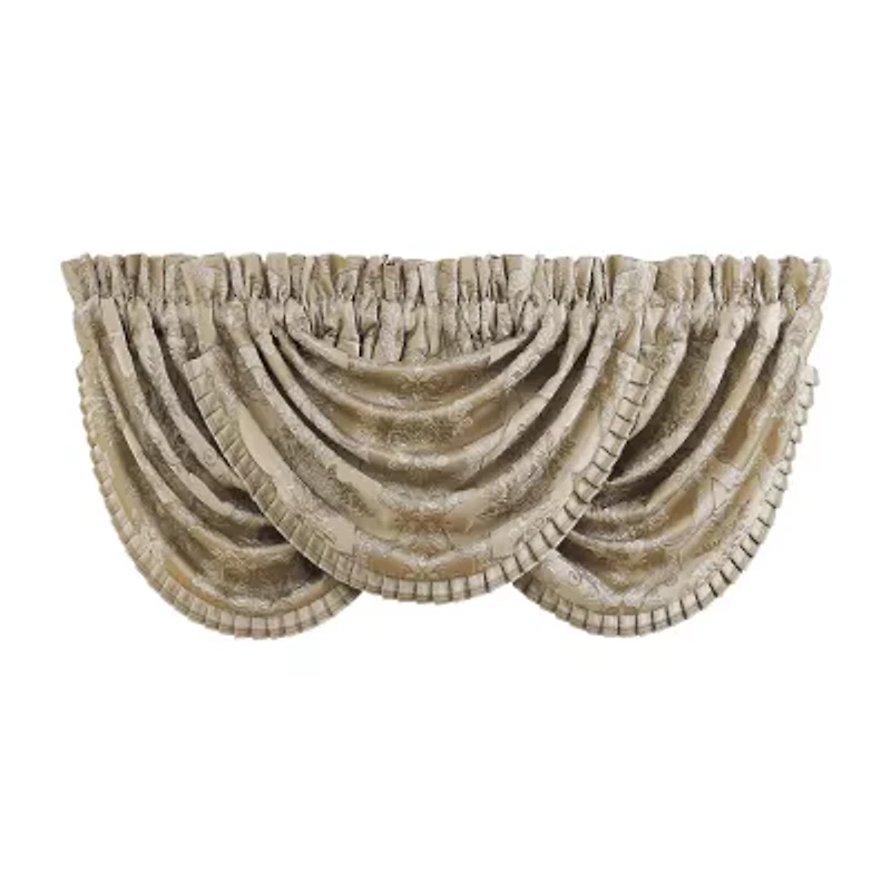 Queen Street Santina Rod Pocket Waterfall Valance