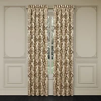 Queen Street Grandville Rod Pocket Blackout Set of 2 Curtain Panel