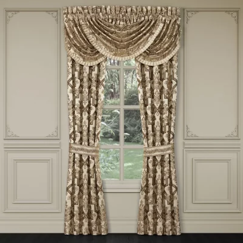 Queen Street Grandville Rod Pocket Blackout Set of 2 Curtain Panel