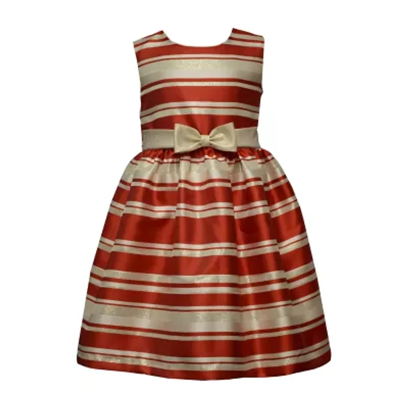 Bonnie Jean Toddler Girls Striped Dress Set