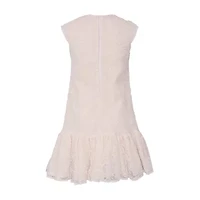 Bonnie Jean Big Kid Girls Short Sleeve Cap Drop Waist Dress