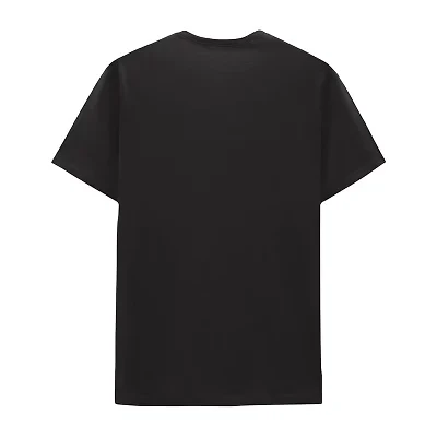 Mens Crew Neck Short Sleeve Regular Fit Lilo & Stitch Big and Tall Graphic T-Shirt
