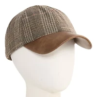 Mixit Plaid Womens Baseball Cap