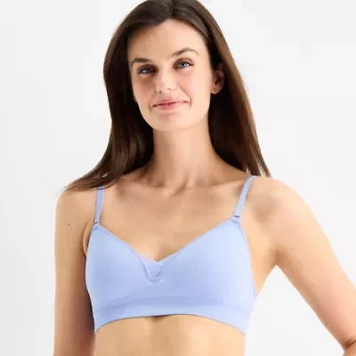 Ambrielle Seamless Womens Medium Support Wireless Bralette 366768
