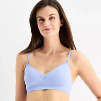 Ambrielle Seamless Womens Medium Support Wireless Bralette 366768