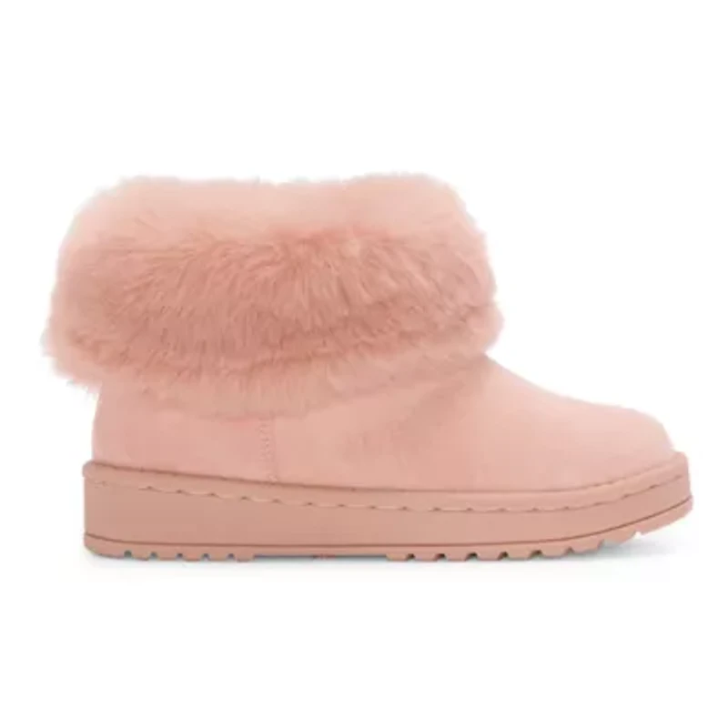 Thereabouts Little & Big Kid Girls Kaylee Faux Fur Lined Flat Heel Winter Boots