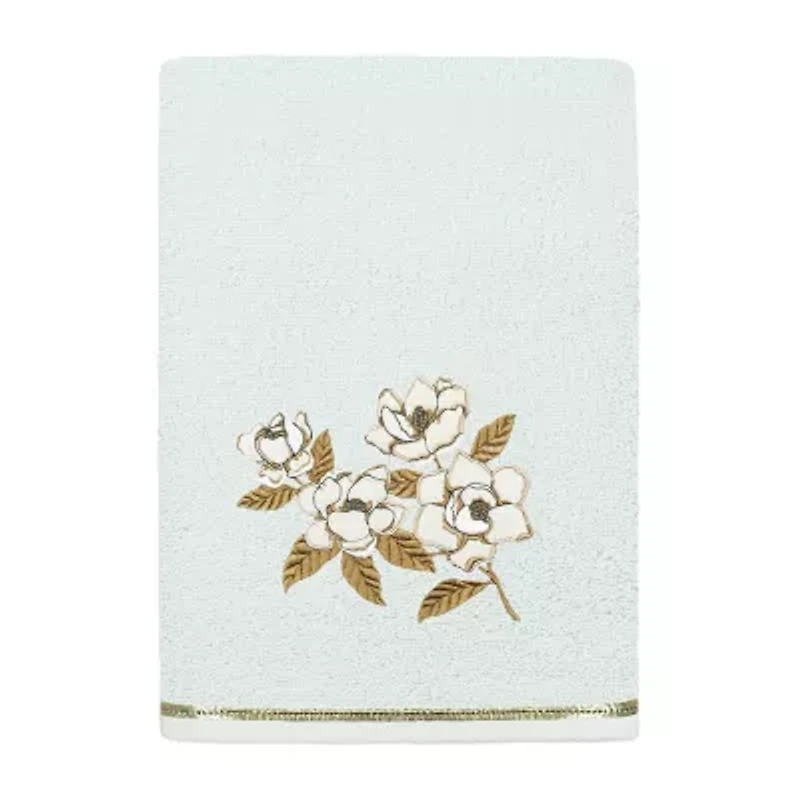 Linum Home Textiles Maggie 2-pc. Embellished Floral Bath Towel