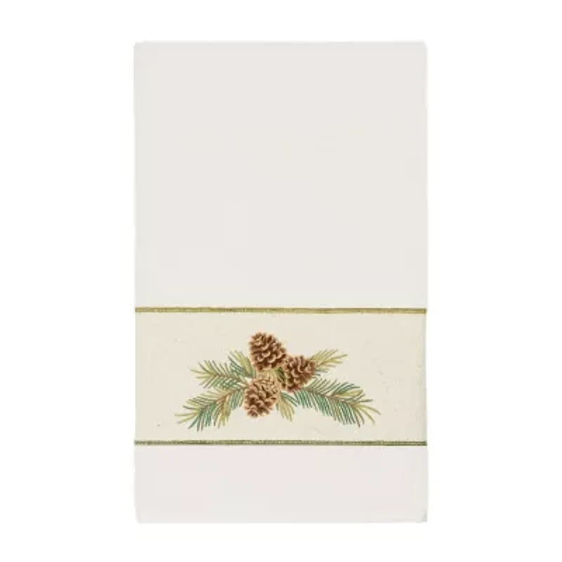 Linum Home Textiles Pierre Embellished Floral Bath Towel