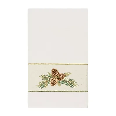 Linum Home Textiles Pierre Embellished Floral Bath Towel