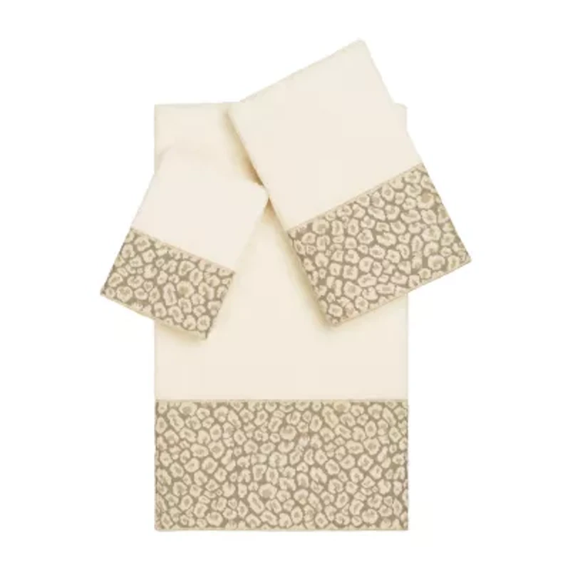 Linum Home Textiles Spots Embellished 3-pc. Bath Towel Set