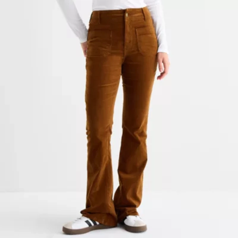 a.n.a Womens Highest Rise Flare Corduroy Pant
