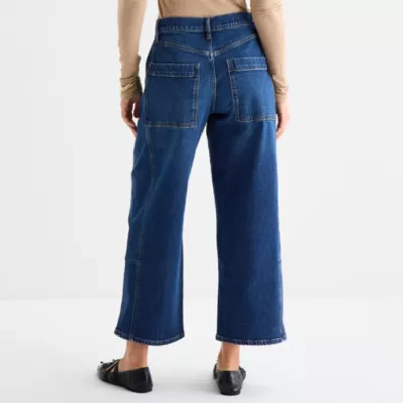 a.n.a Womens Highest Rise Barrel Jean