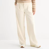 Stylus Womens Corduroy Wide Leg Trouser