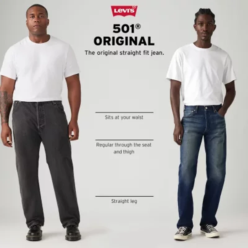 Levi's® Mens 501™ Regular Fit Straight Leg Jean