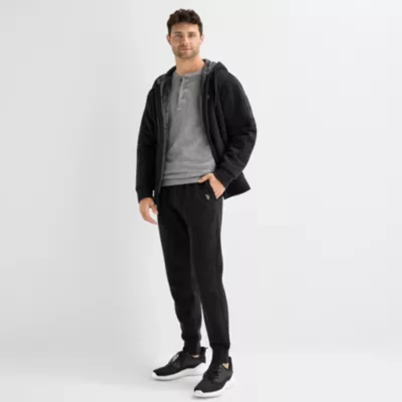 U.S. Polo Assn. Fleece Mens Drawstring Waist Classic Fit Jogger Pant