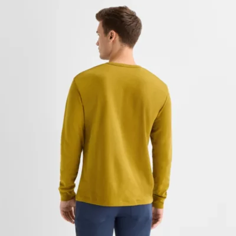 Stylus Mens Crew Neck Long Sleeve T-Shirt