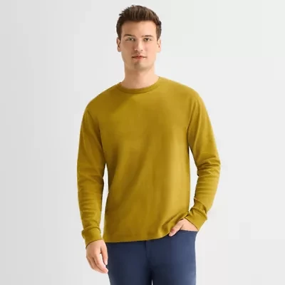 Stylus Mens Crew Neck Long Sleeve T-Shirt