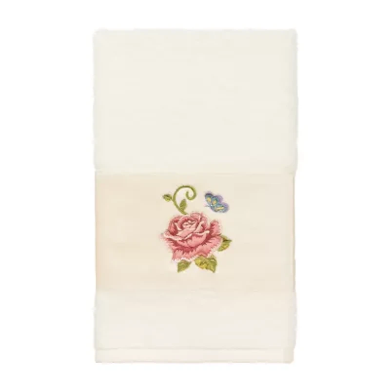 Linum Home Textiles Rebecca Embellished Hand Towel