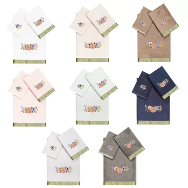 Linum Home Textiles Verano Embellished -pc. Bath Towel Set