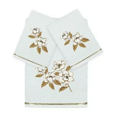 Linum Home Textiles Maggie Embellished 3-pc. Bath Towel Set