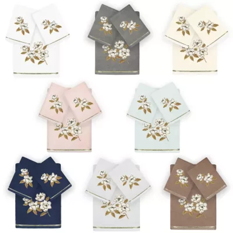 Linum Home Textiles Maggie Embellished 3-pc. Bath Towel Set