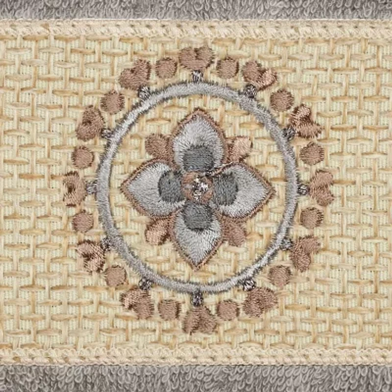 Linum Home Textiles Isabelle 2-pc. Embellished Washcloth