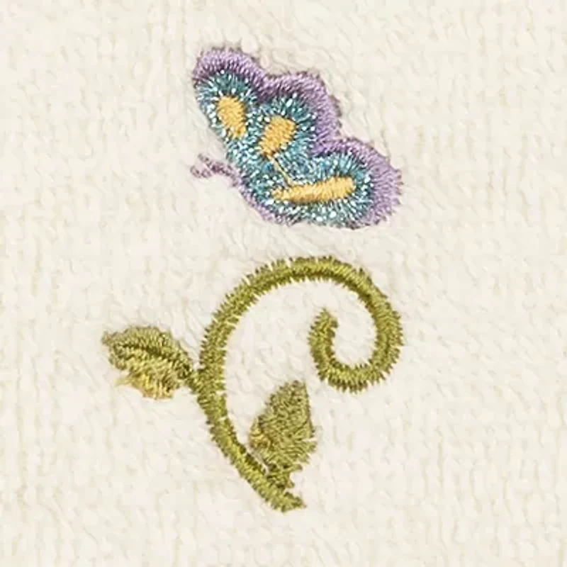 Linum Home Textiles Rebecca 2-pc. Embellished Washcloth