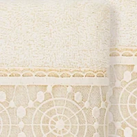 Linum Home Textiles Arian 2-pc. Embellished Washcloth