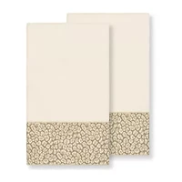 Linum Home Textiles Spots 2-pc. Embellished Cheetah Bath Towel
