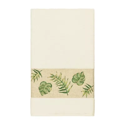 Linum Home Textiles Zoe Embellished Floral Bath Towel