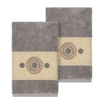 Linum Home Textiles Isabelle 2-pc. Embellished Hand Towel
