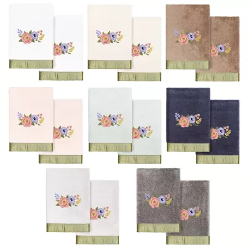 Linum Home Textiles Verano Embellished 2-pc. Hand Towel