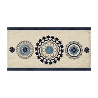 Linum Home Textiles Isabelle Embellished Geometric Bath Towel