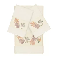 Linum Home Textiles Caroline Embellished 3-pc. Bath Towel Set