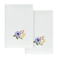 Linum Home Textiles Verano 2-pc. Embellished Fingertip Towel