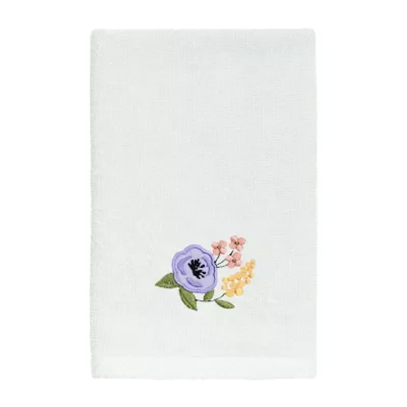 Linum Home Textiles Verano 2-pc. Embellished Fingertip Towel