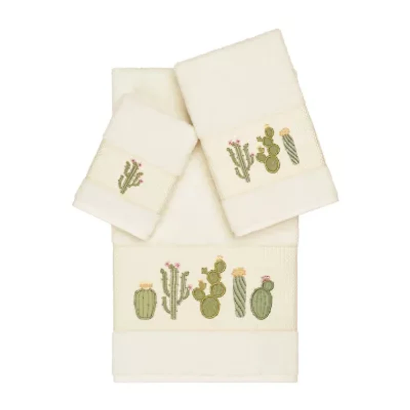 Linum Home Textiles Mila Embellished 3-pc. Bath Towel Set
