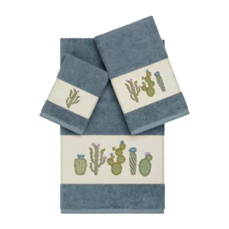 Linum Home Textiles Mila Embellished 3-pc. Bath Towel Set