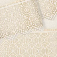 Linum Home Textiles Arian Embellished 3-pc. Bath Towel Set