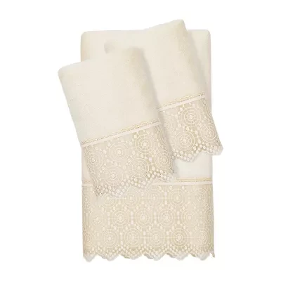 Linum Home Textiles Arian Embellished 3-pc. Bath Towel Set