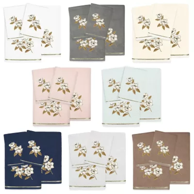 Linum Home Textiles Maggie Embellished 4-pc. Bath Towel Set