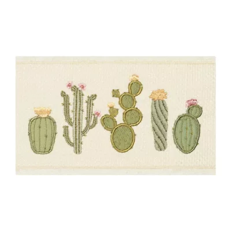 Linum Home Textiles Mila Embellished Floral Bath Towel