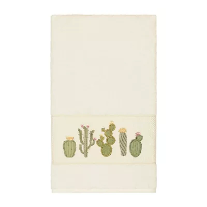 Linum Home Textiles Mila Embellished Floral Bath Towel